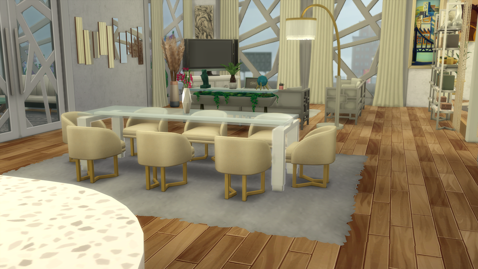 Dining Room and Living Room