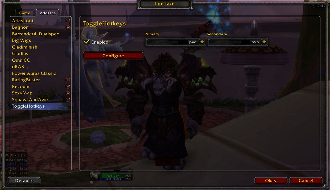 <p>interface options</p>