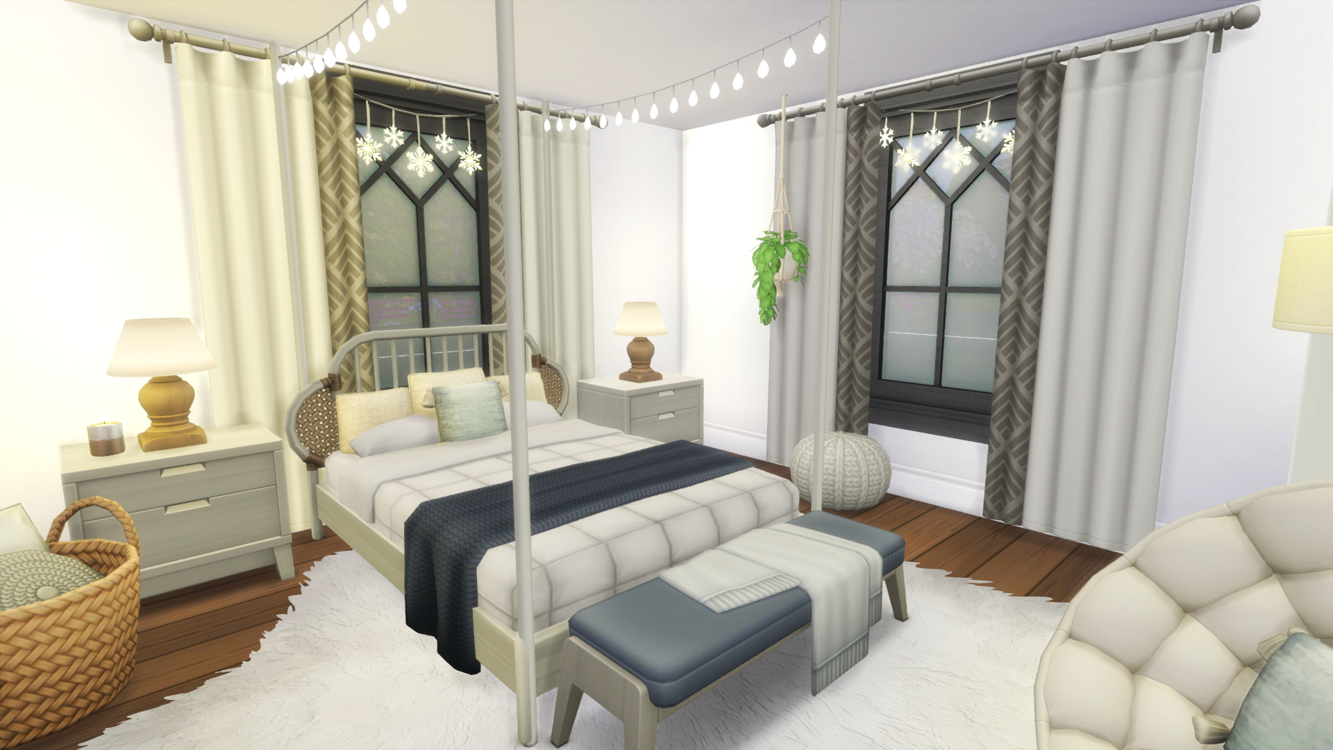 winter bedroom