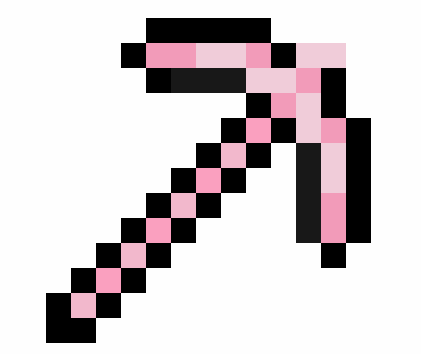 Pink pickaxe