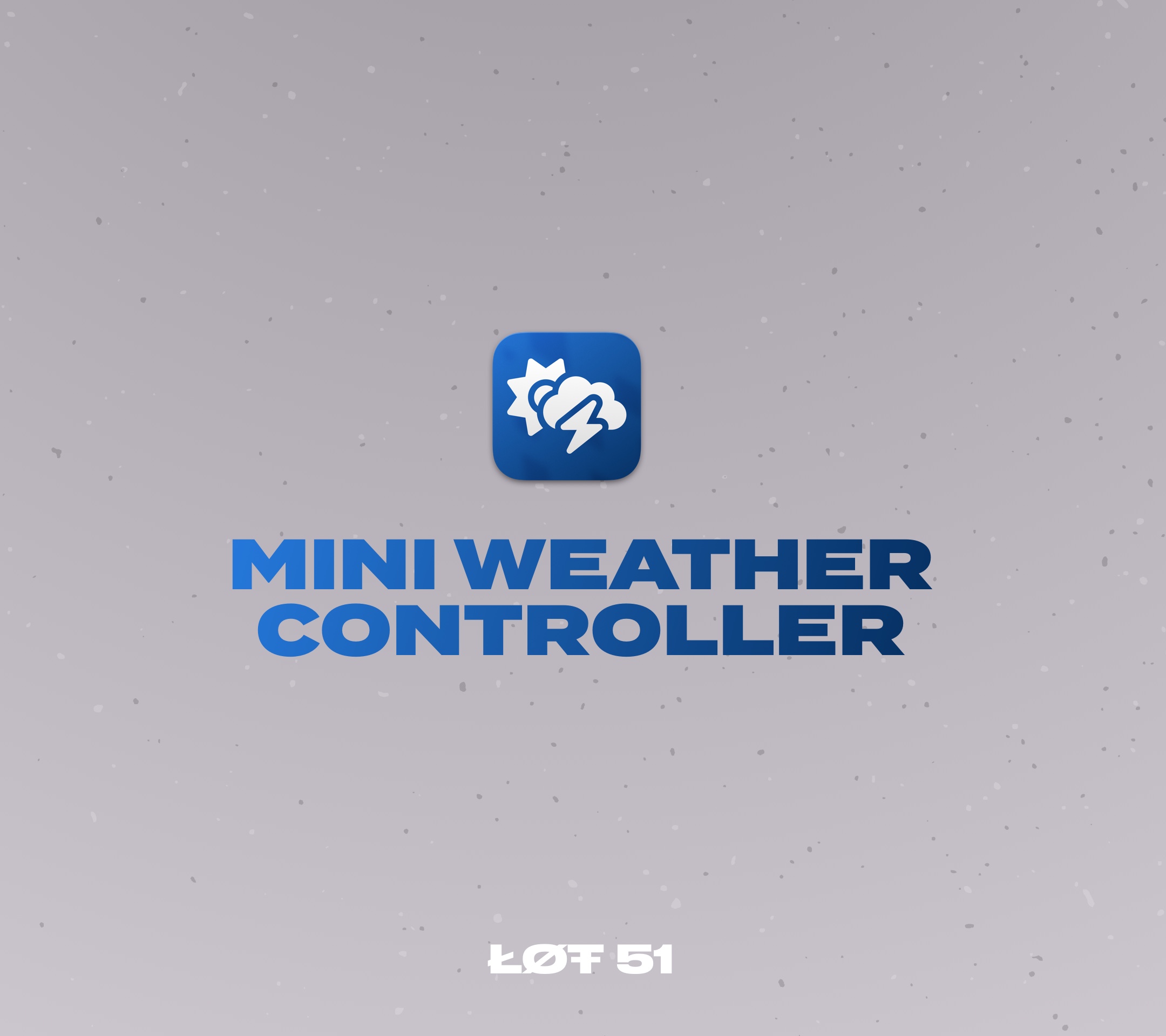 Mini Weather Controller Poster