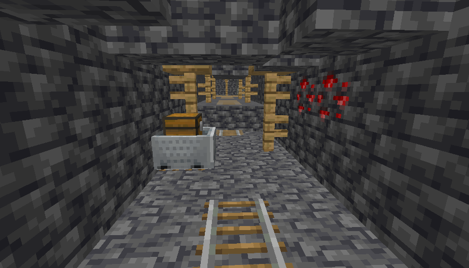 Mineshaft with pack