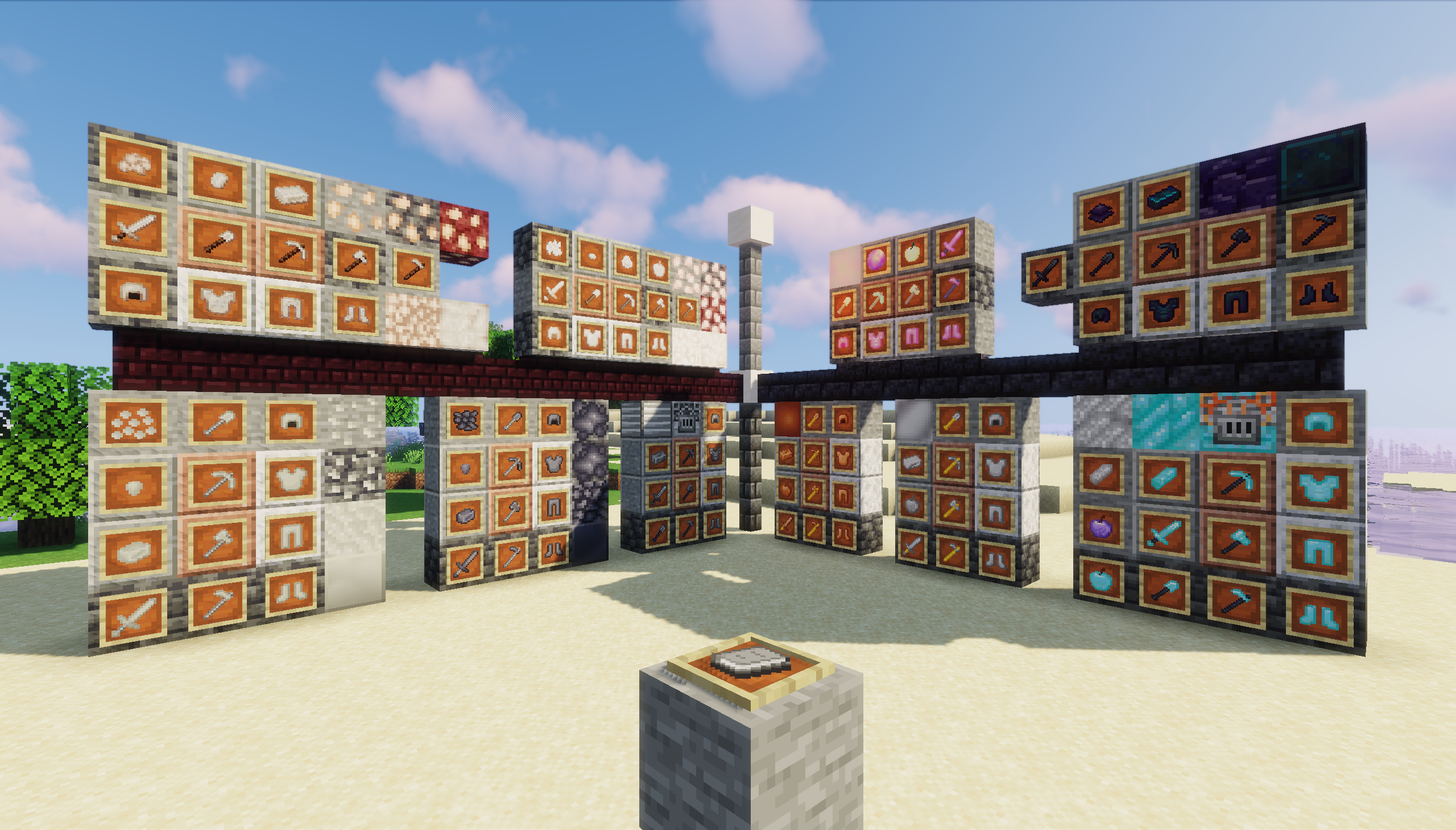 Thumbnail Added four new sets of materials