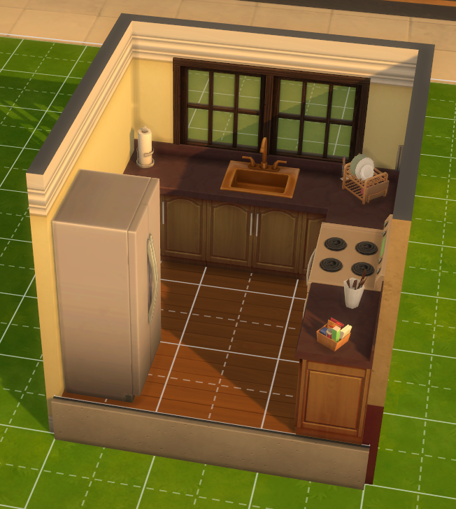 Tiny Yellow Kitchen