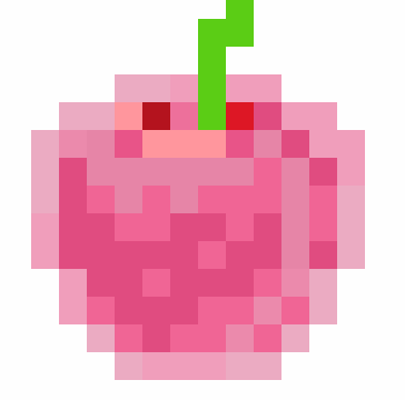 Pink apple