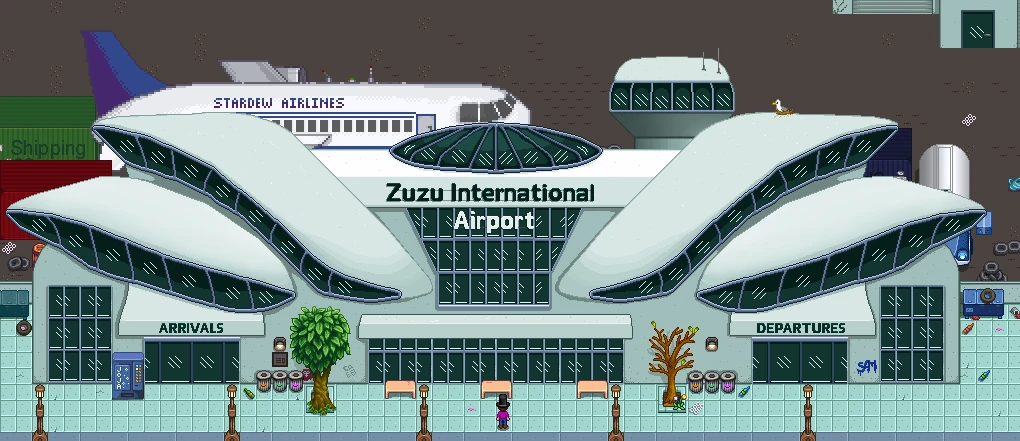 Go for a flight at Zuzu's very own international airport!