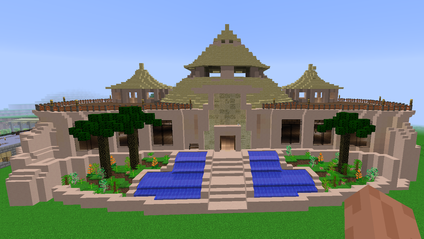 Thumbnail In my survival world, I wanted to make a large museum of sorts and decided that the Visitors Center from JP1 was a good fit.