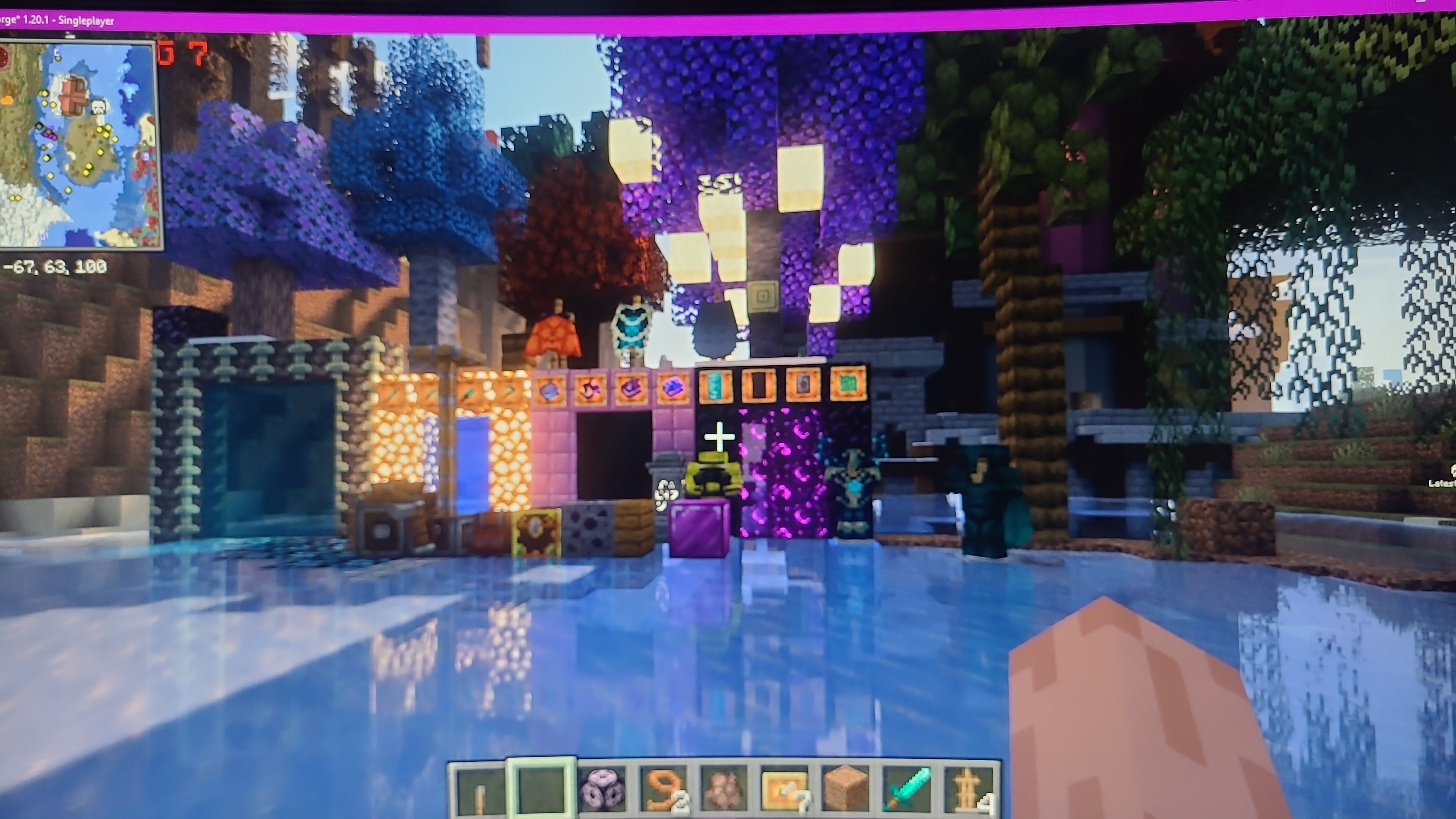 Thumbnail using complimentary shader