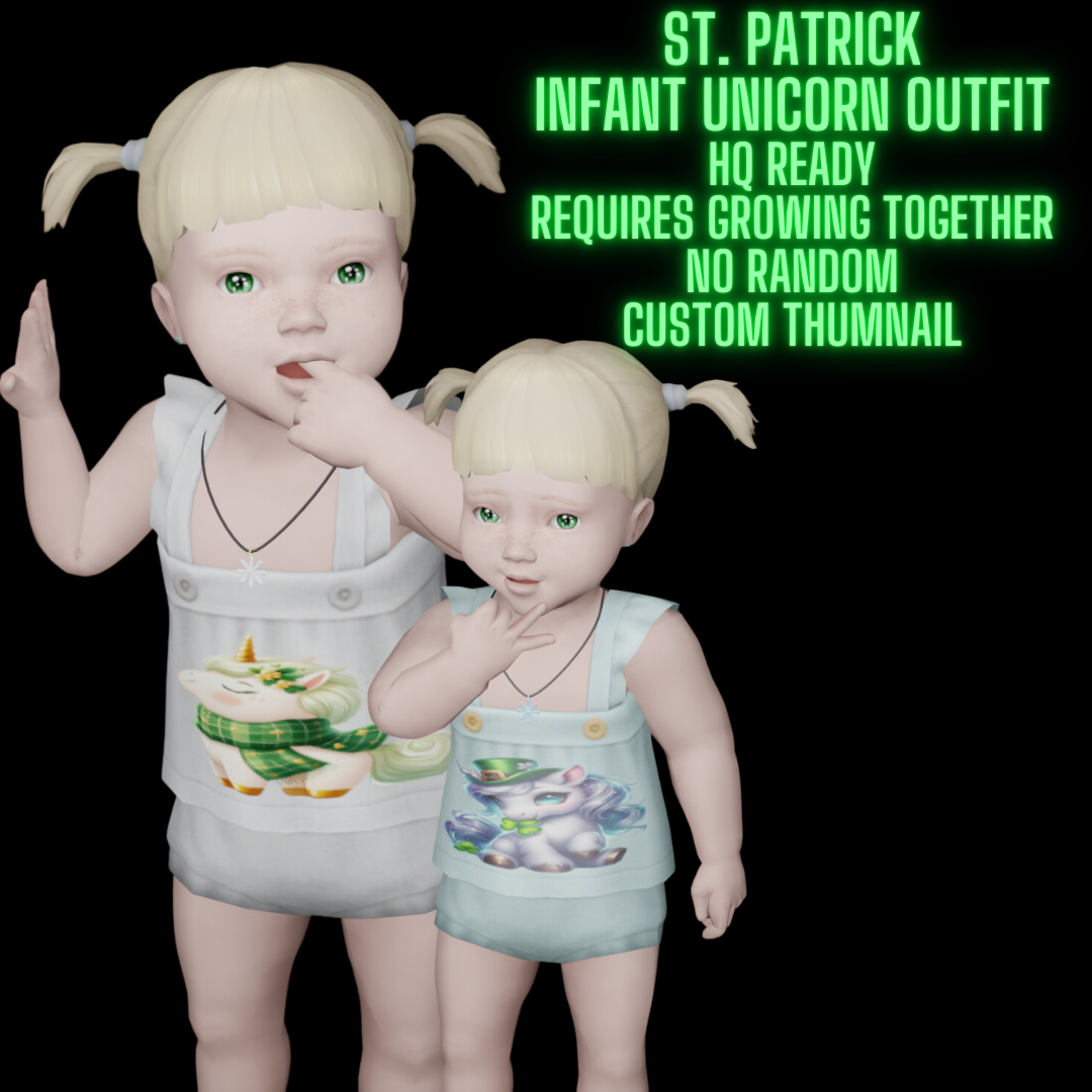 St. Patrick's Infant Unicorn Outfit