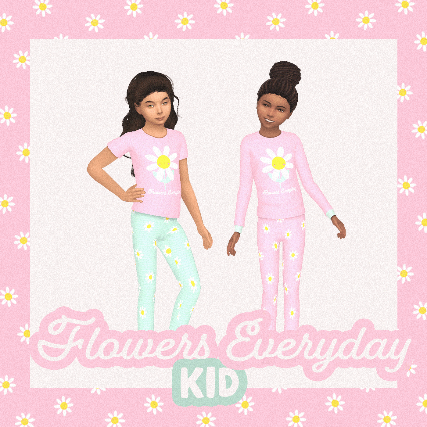 Flowers Everyday Outfit Kid