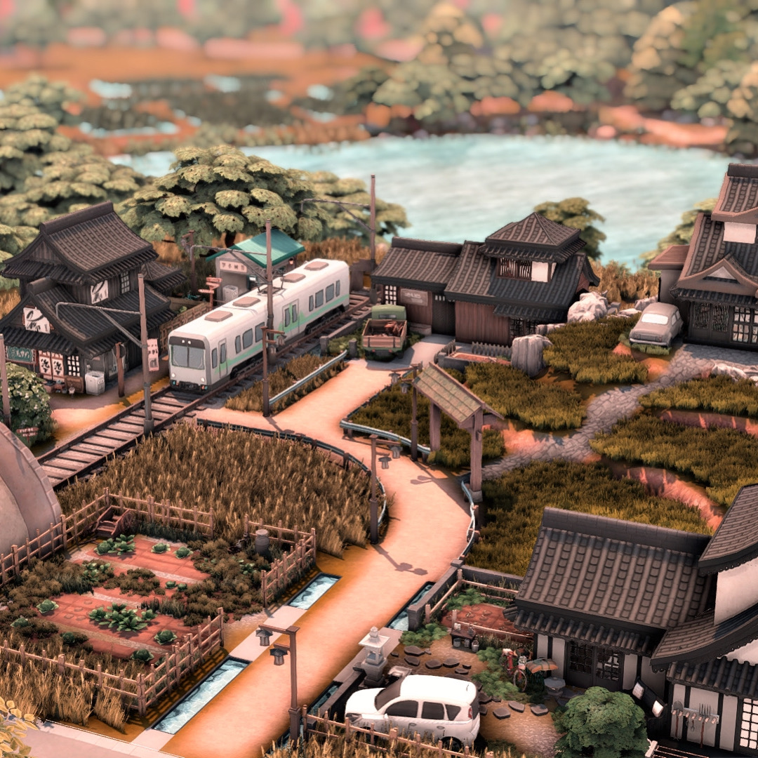 Japanese Countryside Village