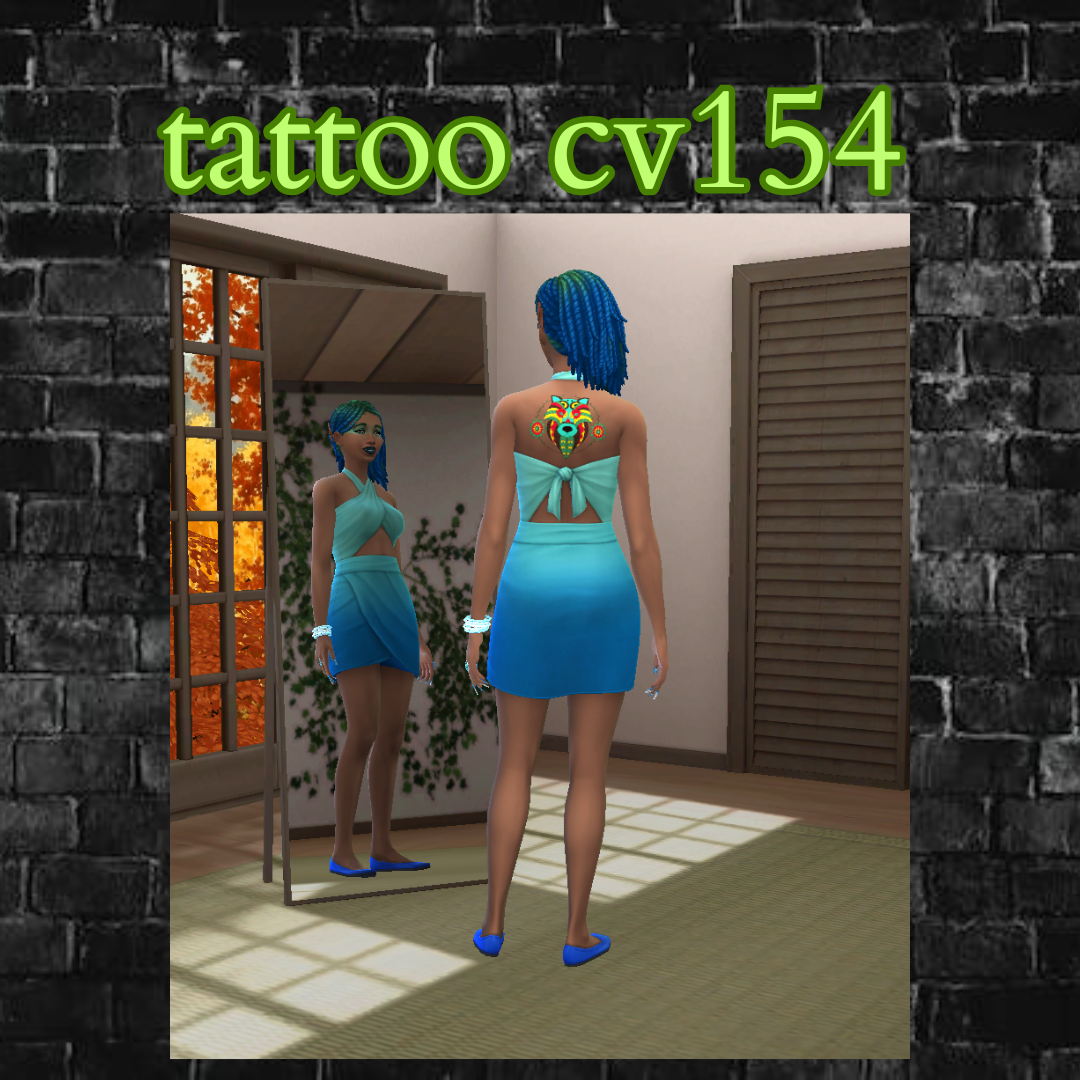 Tattoo cv154 - Screenshots - The Sims 4 Create a Sim - CurseForge