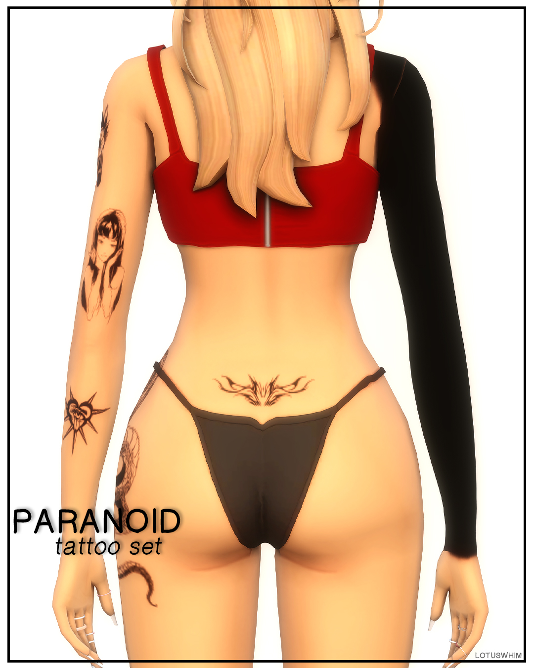 Paranoid Tattoo Set