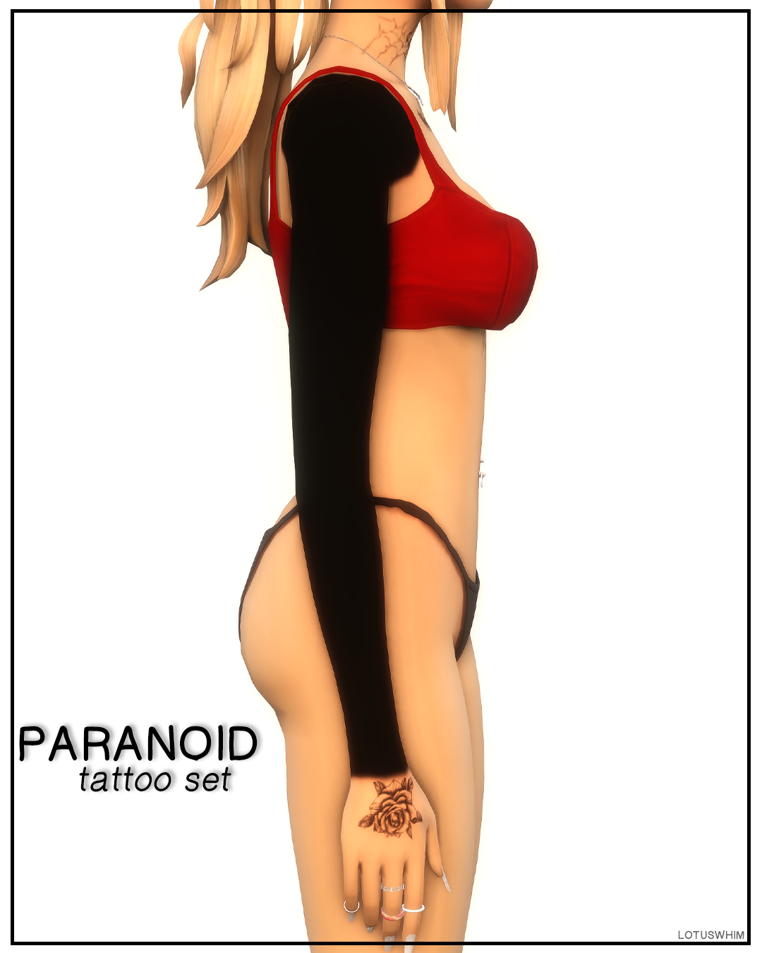 Paranoid Tattoo Set