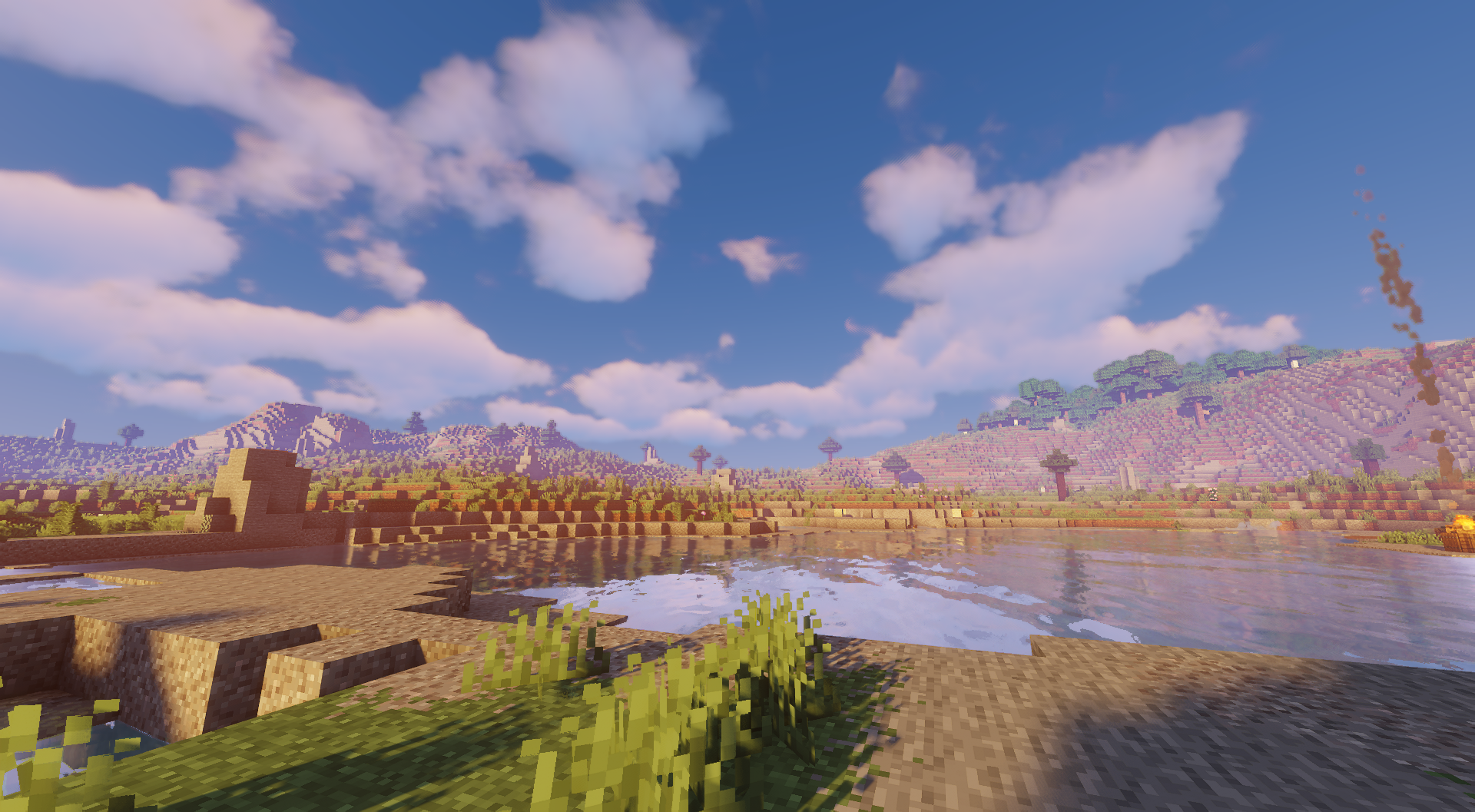 Thumbnail A third beautiful sunset view found in the modpack