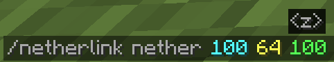 /netherlink nether - Command