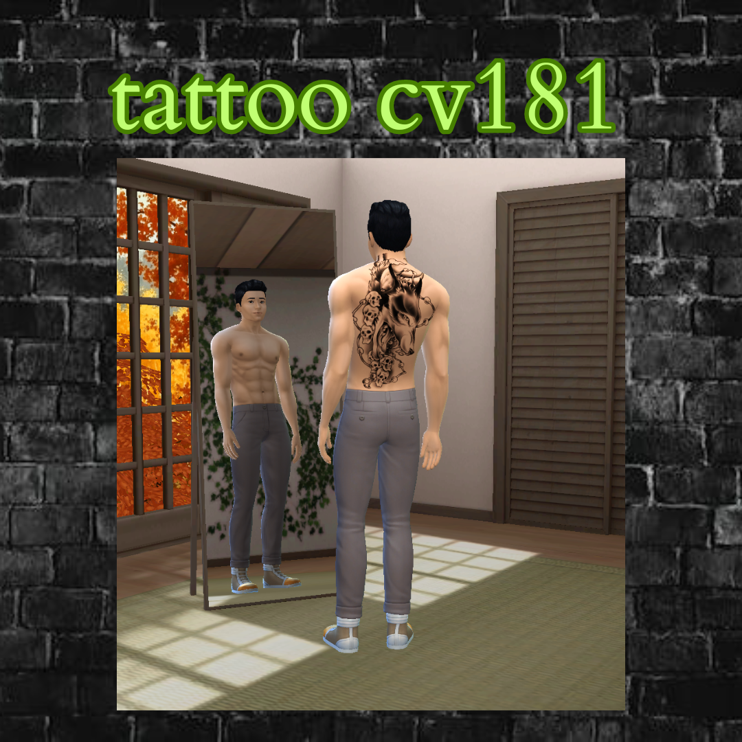 Tattoo cv181 - Screenshots - The Sims 4 Create a Sim - CurseForge