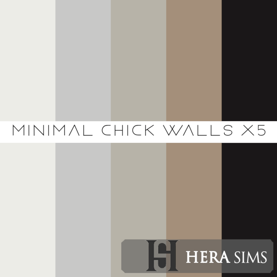 Minimal chick - wall set