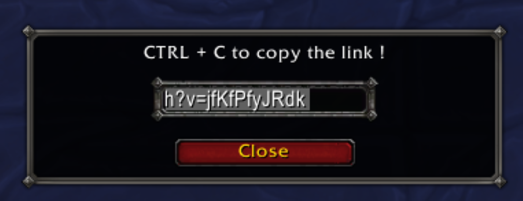 CTRL + C to copy !