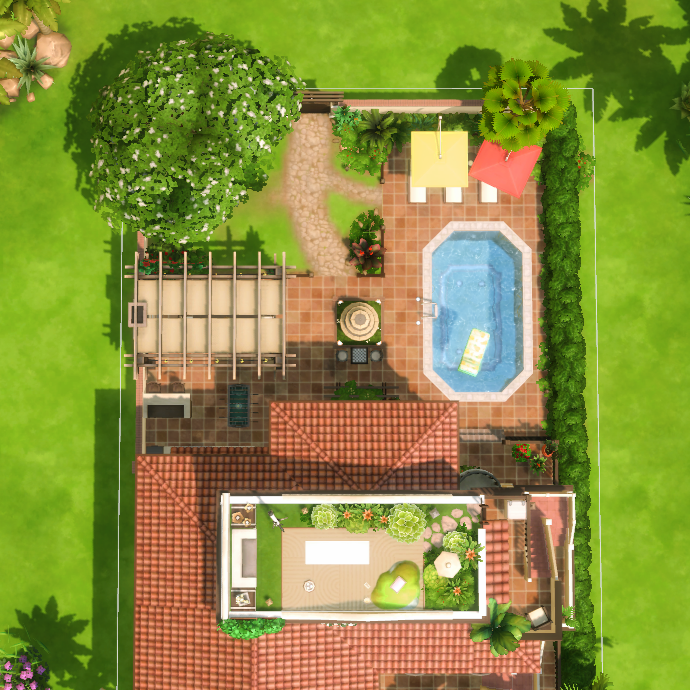 Backyard layout