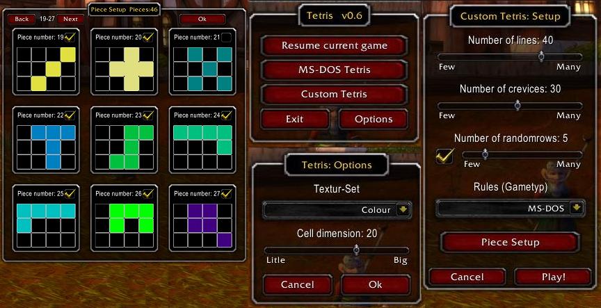 <p>Menu - Options v0.6</p>