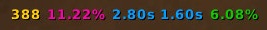 <p>AP - Crit - MH-Speed - OH-Speed - Hit (default layout)
</p>