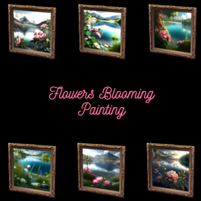 Flowers Blooming Painting