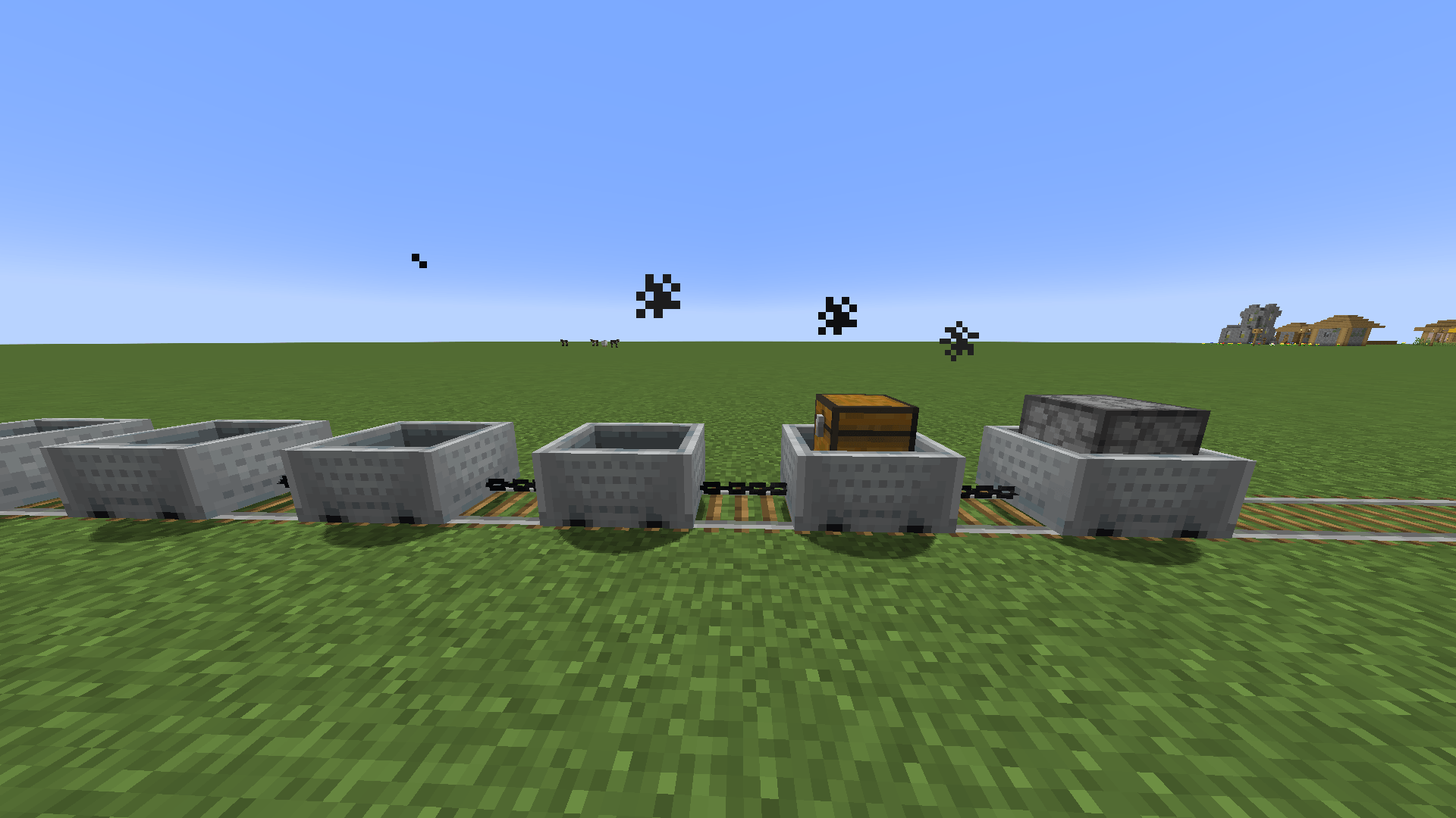 Train with Furnace Minecart