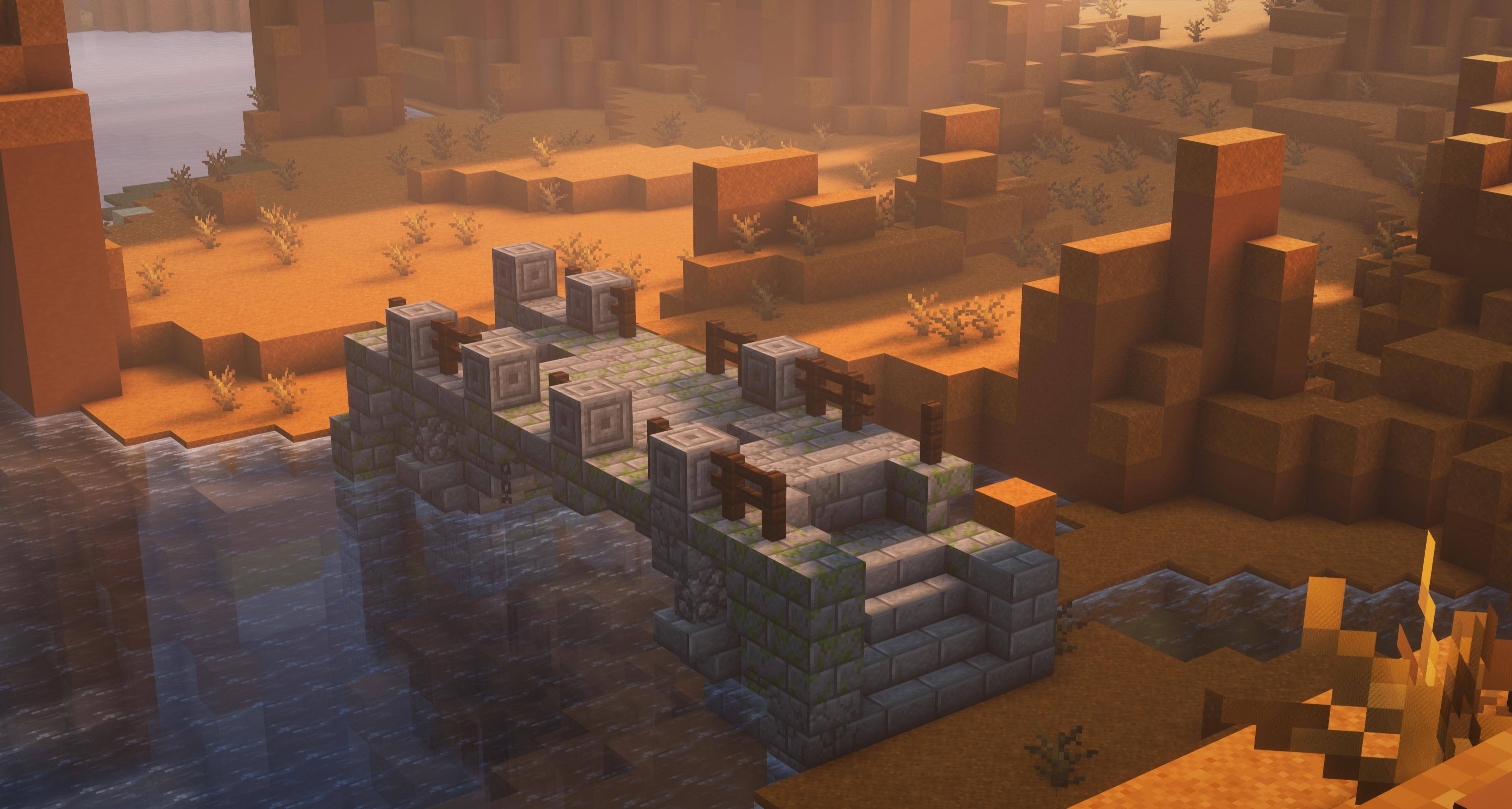 Thumbnail Eroded Badlands Biome with bridge from YUNG's Bridges