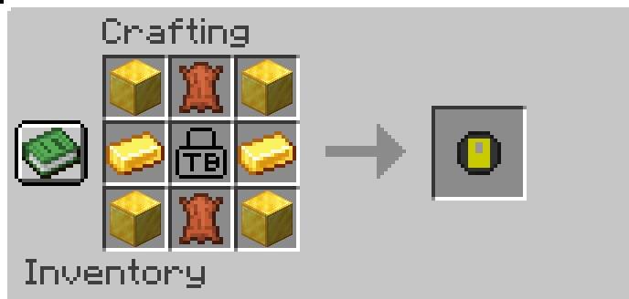 Golden toolbox material craft