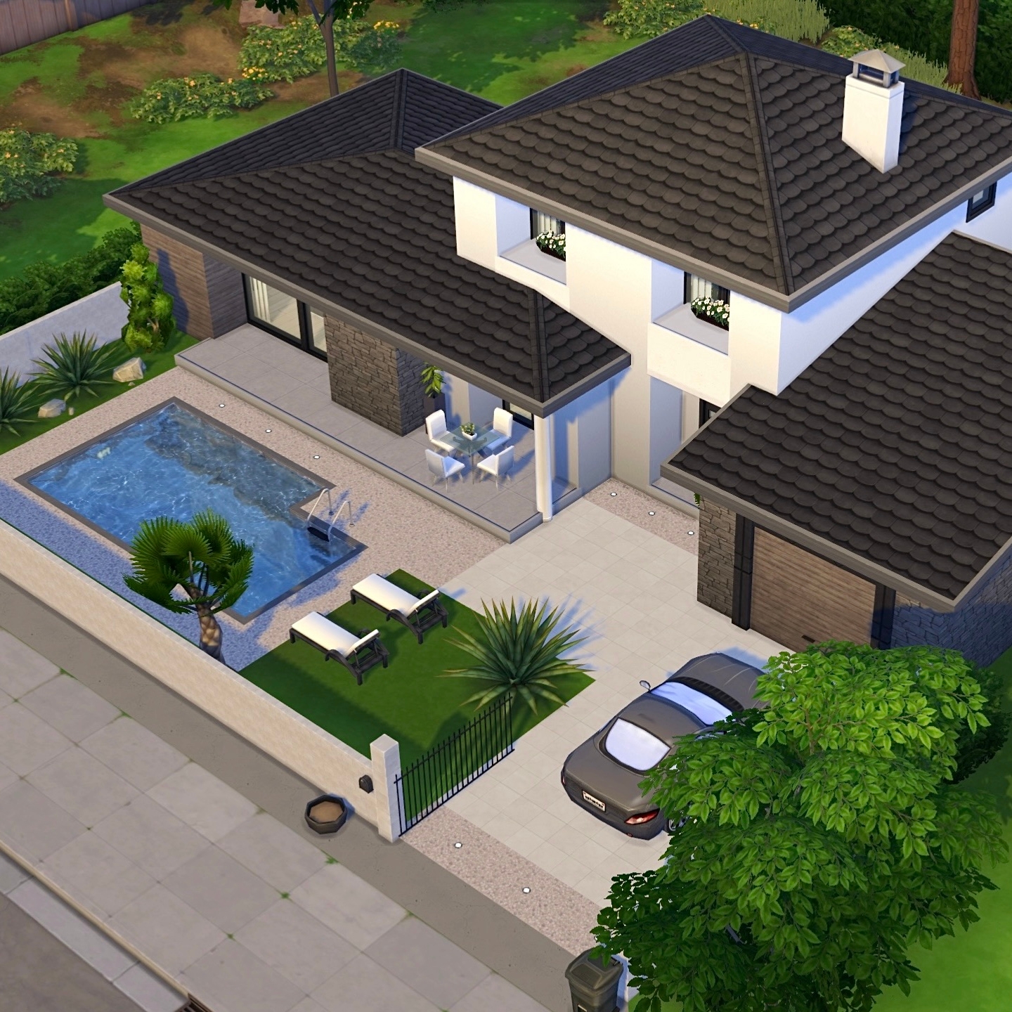 Base Game Modern House