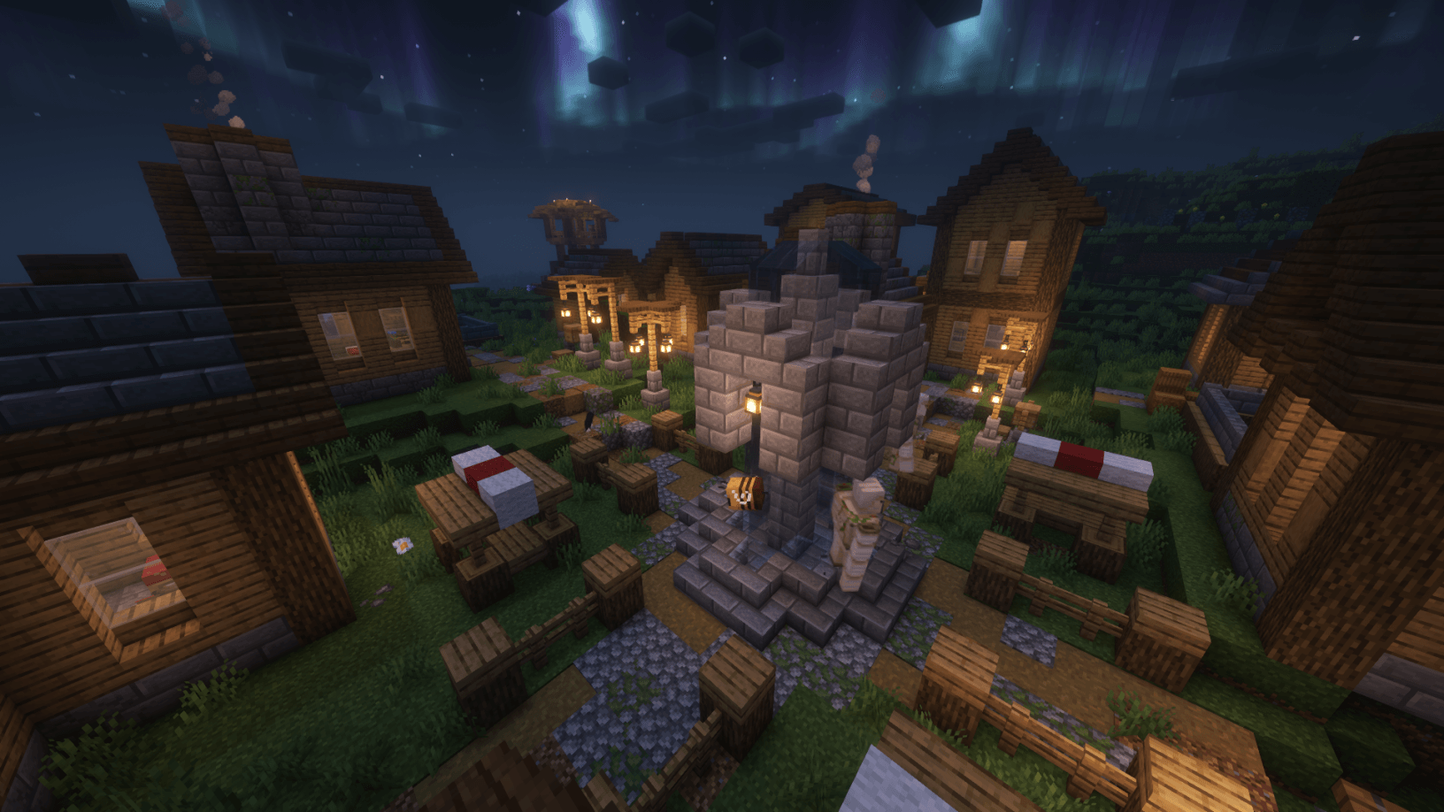 Night Time Village