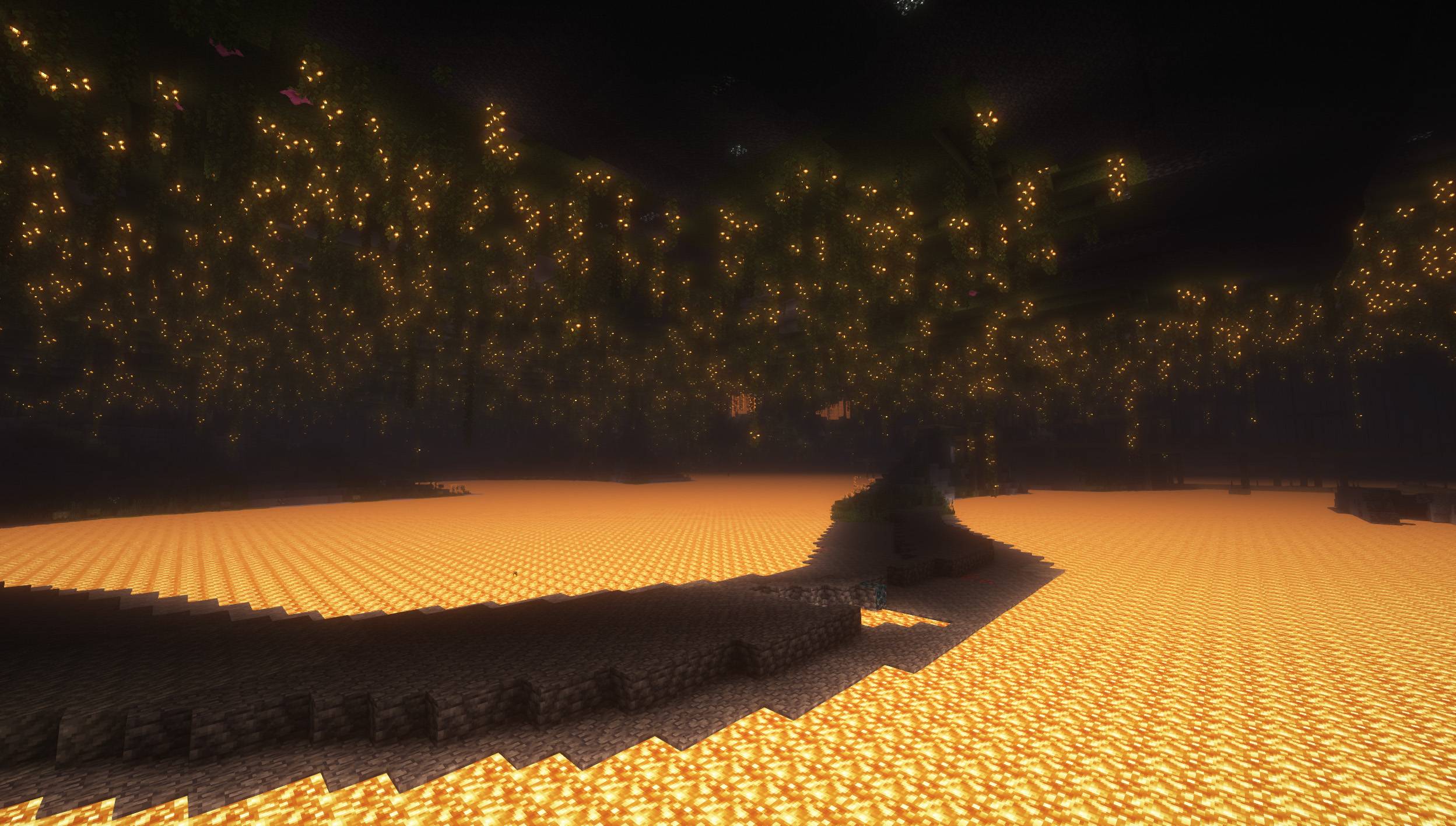 Overworld Underground Lava Sea