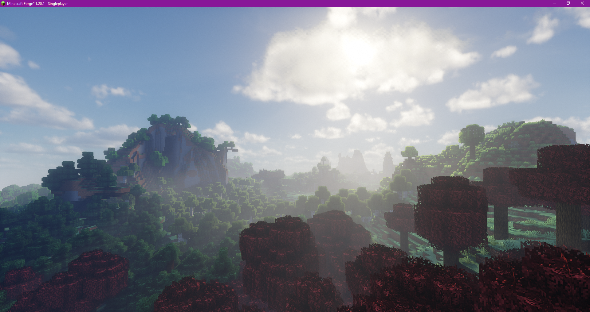 Thumbnail using bliss shaders
