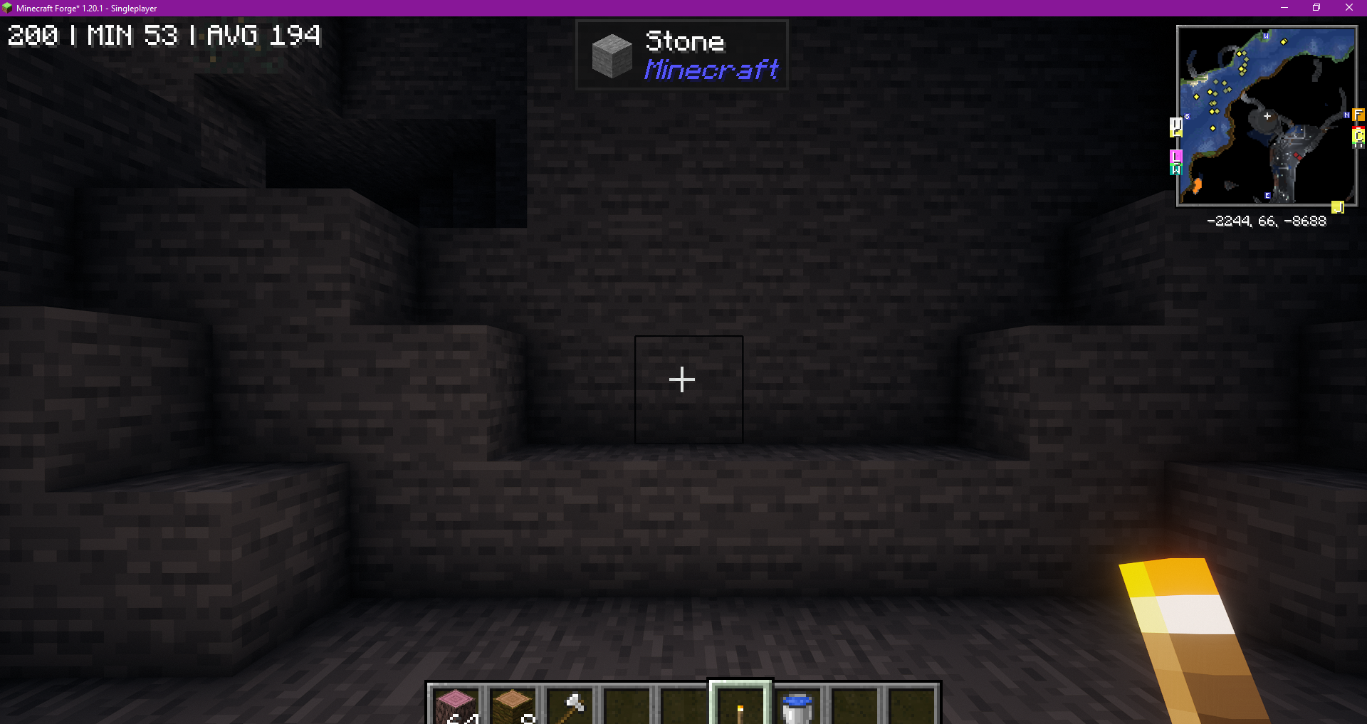 Thumbnail torch in hand