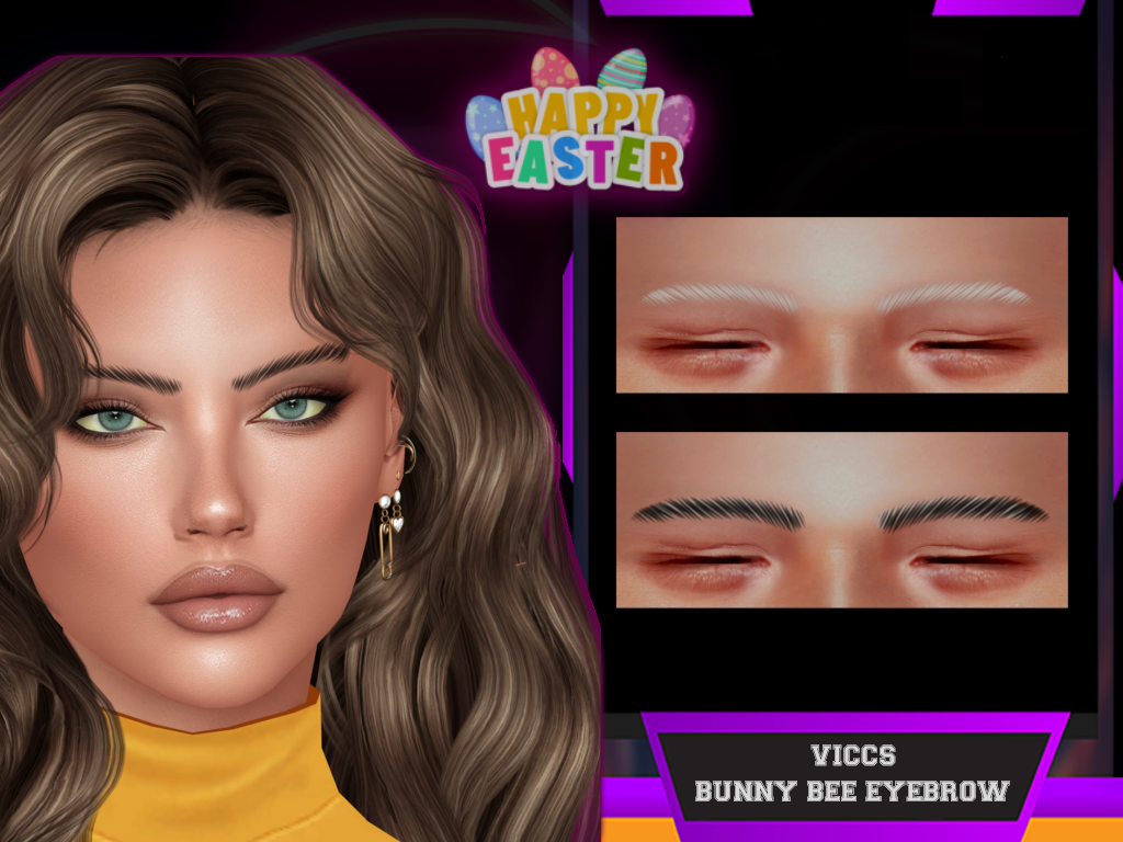 VICCS_SIMSTER WEEK_BUNNY BEE EYEBROW (TEEN-ELDER)