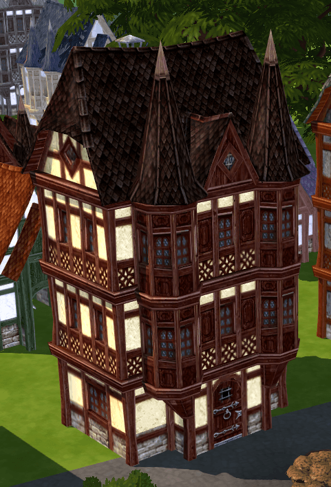 Medieval Old Town Hood Deco Houses - Pharmacy Set