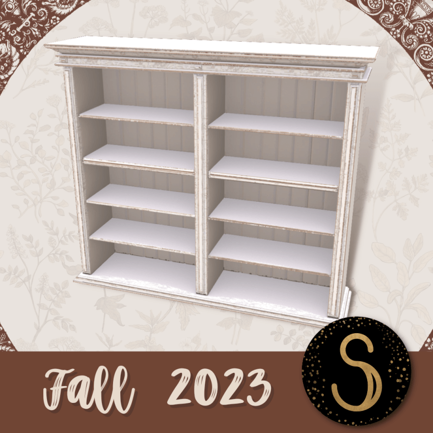 Fall 2023 - Library shelving unit (modular) - Top