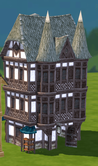 Medieval Old Town Hood Deco Houses - Pharmacy Set