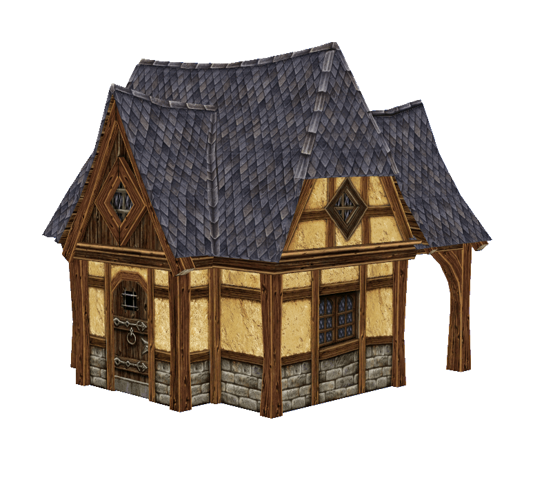 Medieval Old Town Hood Deco Houses - Soap Maker Set