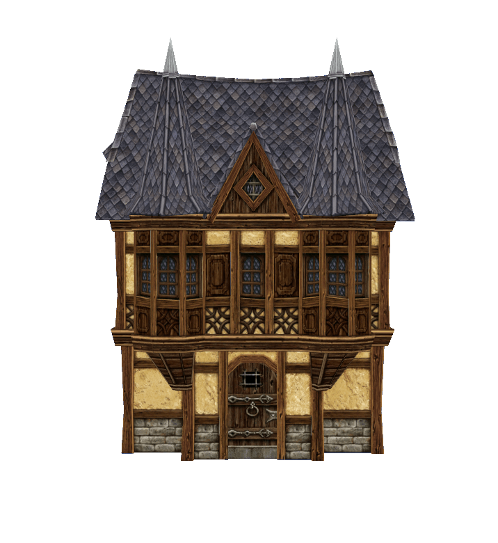 Medieval Old Town Hood Deco Houses - Soap Maker Set