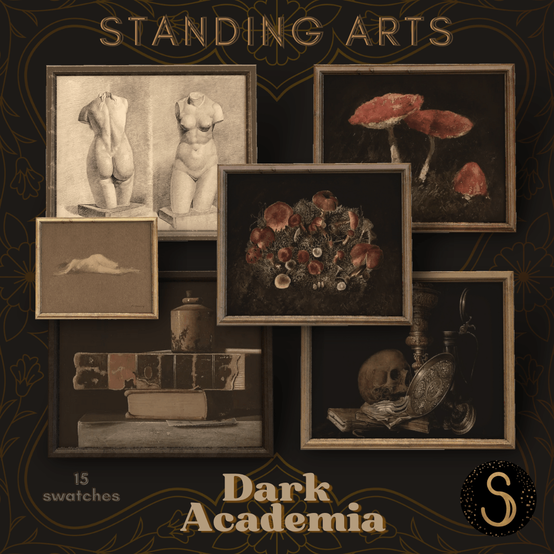 Dark Academia - Standing Landscape Arts