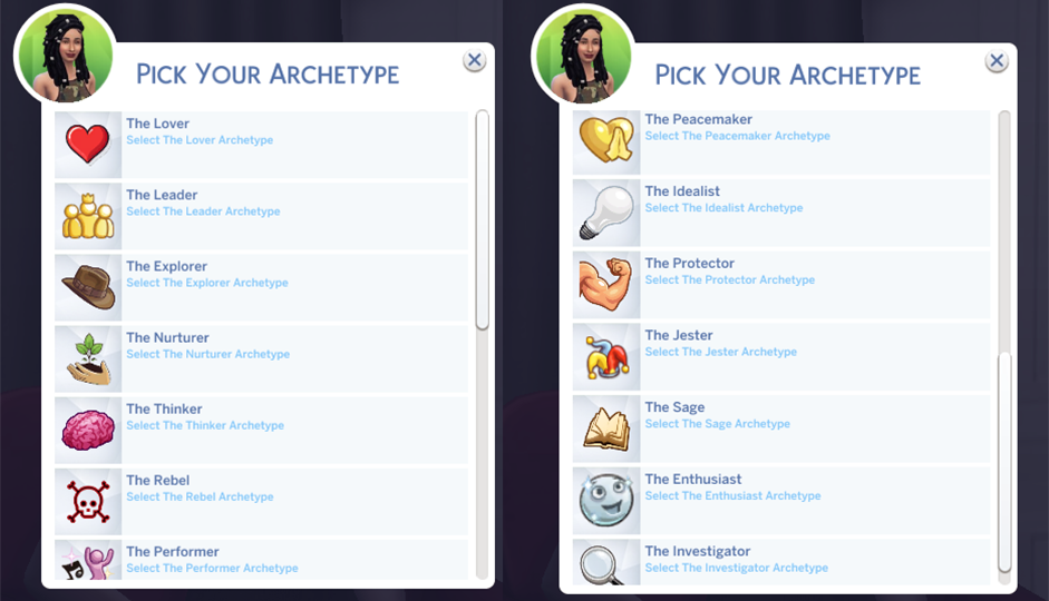 Pick Your Archetype