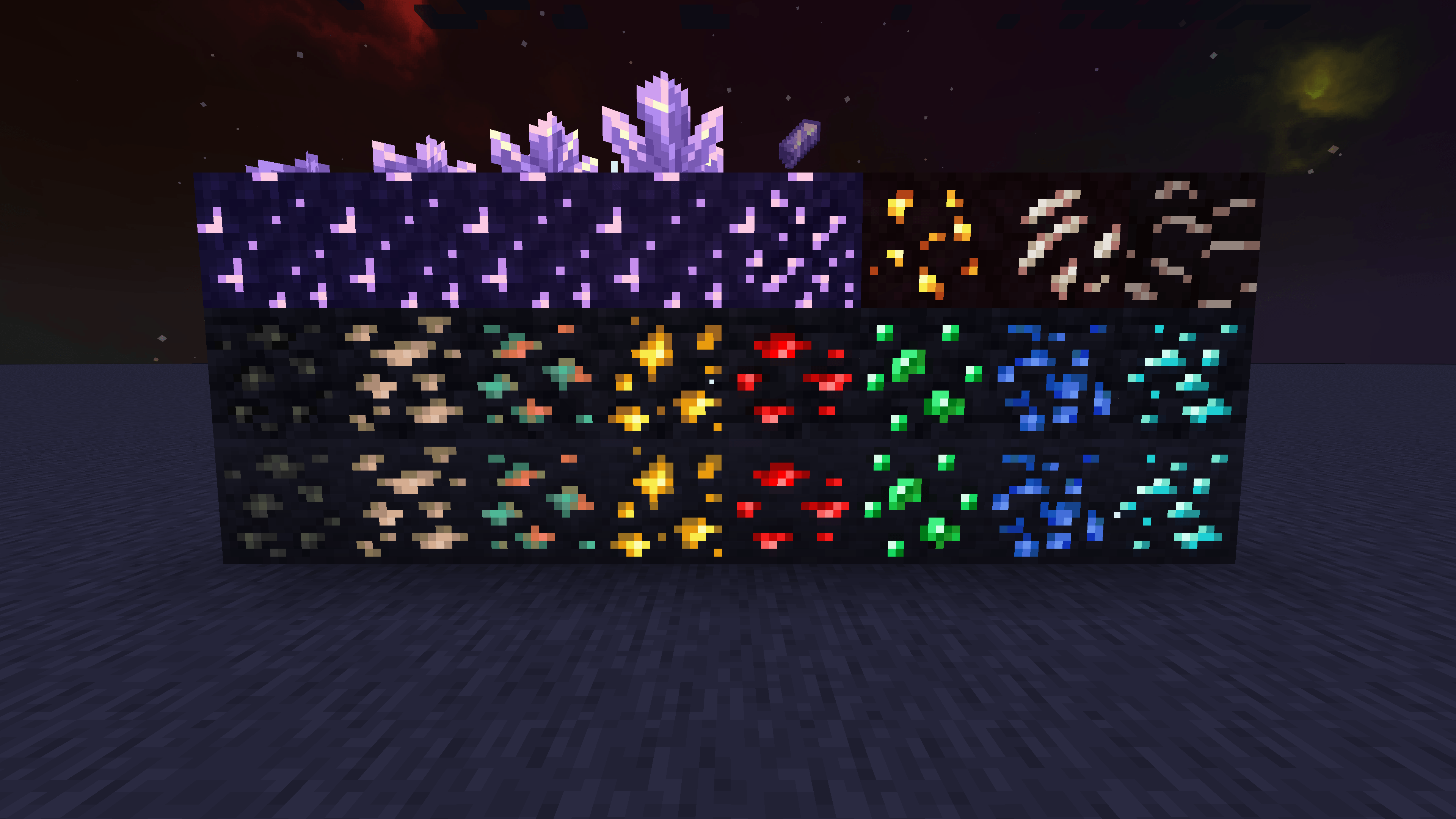 Glowing emissive ores minecraft resource packs curseforge