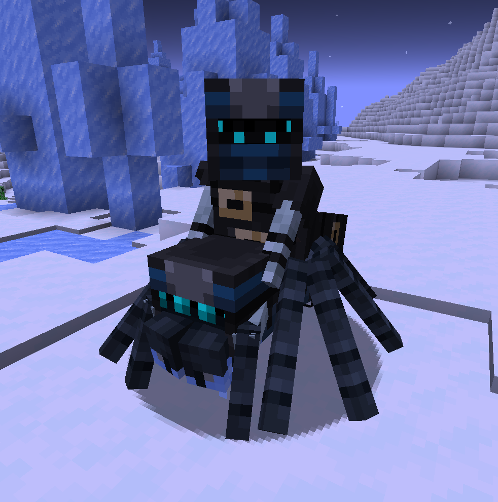 Exclusive Snowy Skeleton Jockey variant when used with Skeletons Revamped