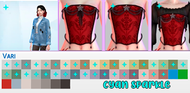 Cyan Sparkle