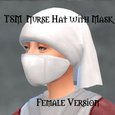 TSM Nurse Hat with Mask