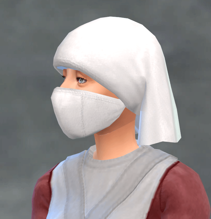 TSM Nurse Hat with Mask