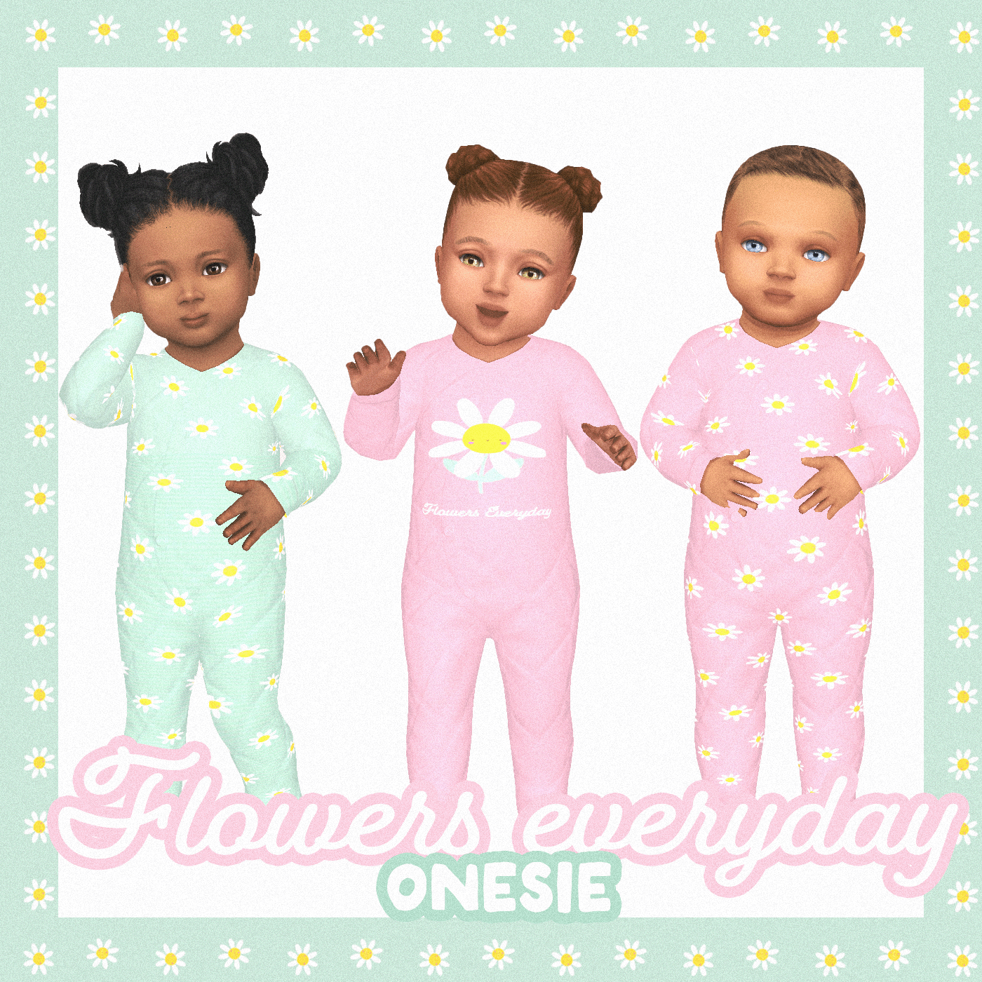 Flowers Everyday Onesie