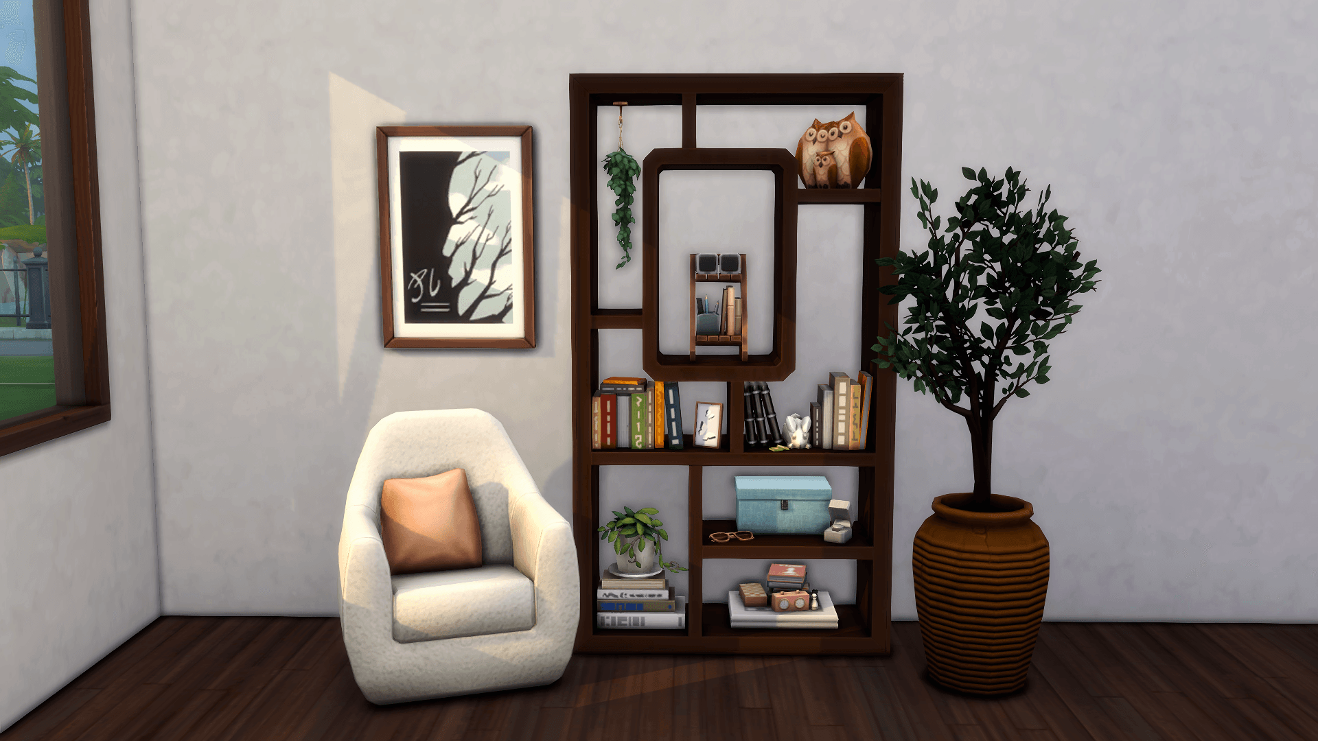 AURA Bookshelf - Dark Wood